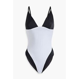 Onia Two Tone Black and White One-Piece Swimsuit Large